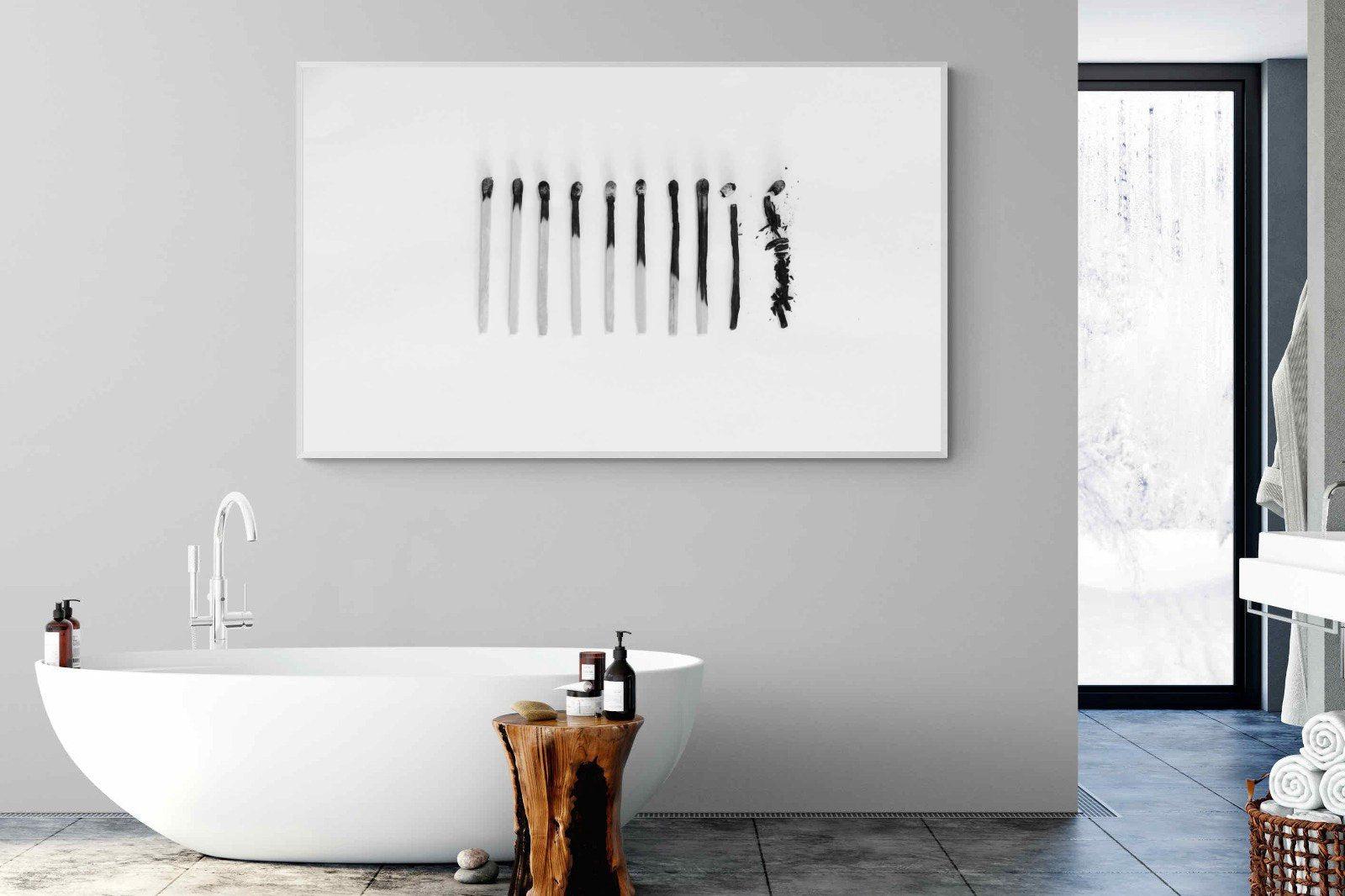 Matchsticks-Wall_Art-180 x 110cm-Mounted Canvas-White-Pixalot