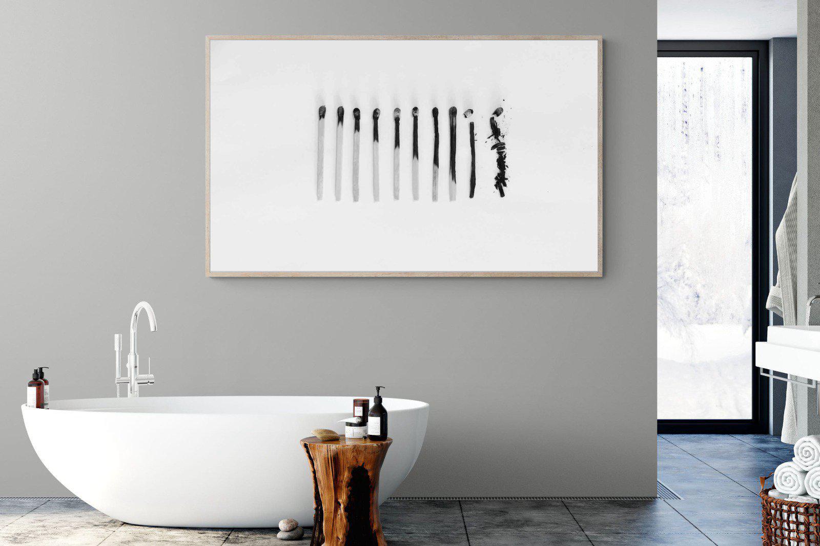 Matchsticks-Wall_Art-180 x 110cm-Mounted Canvas-Wood-Pixalot