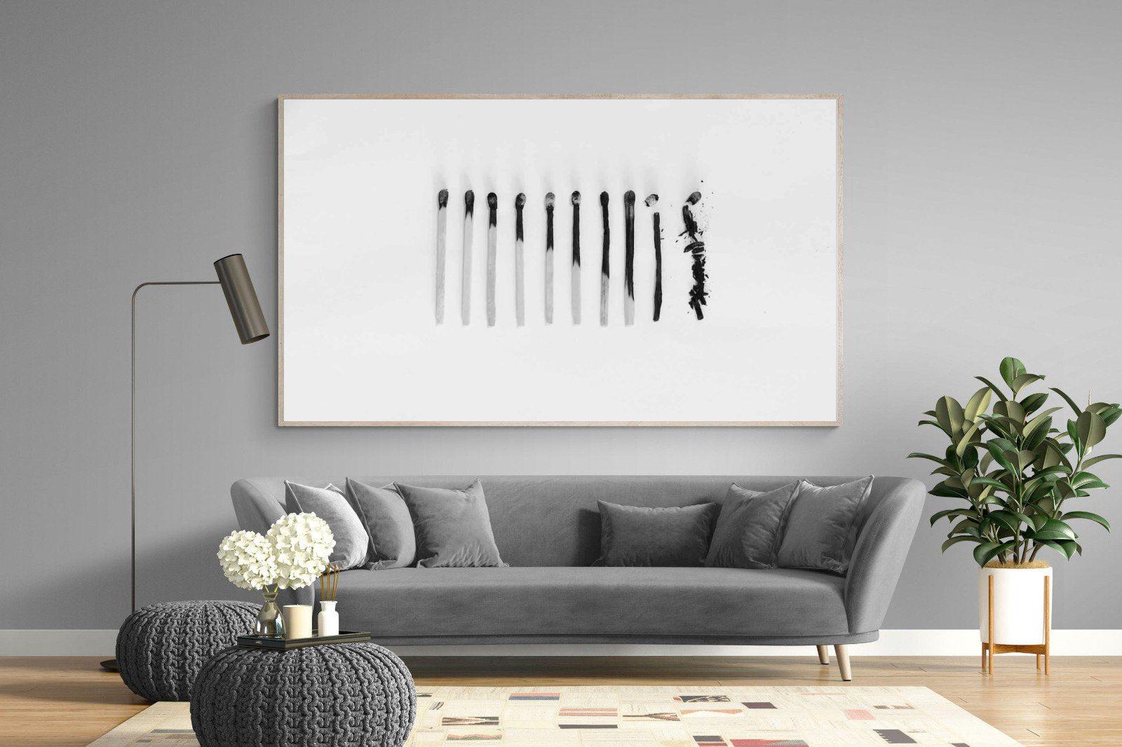 Matchsticks-Wall_Art-220 x 130cm-Mounted Canvas-Wood-Pixalot