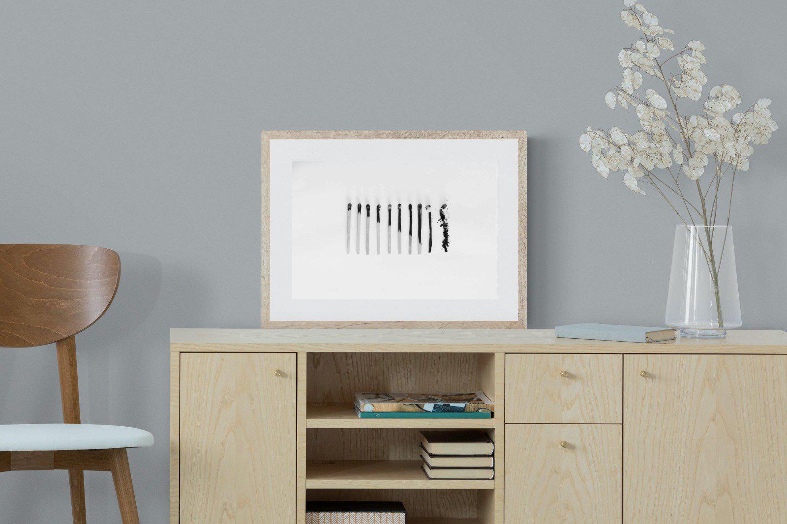 Matchsticks-Wall_Art-60 x 45cm-Framed Print-Wood-Pixalot