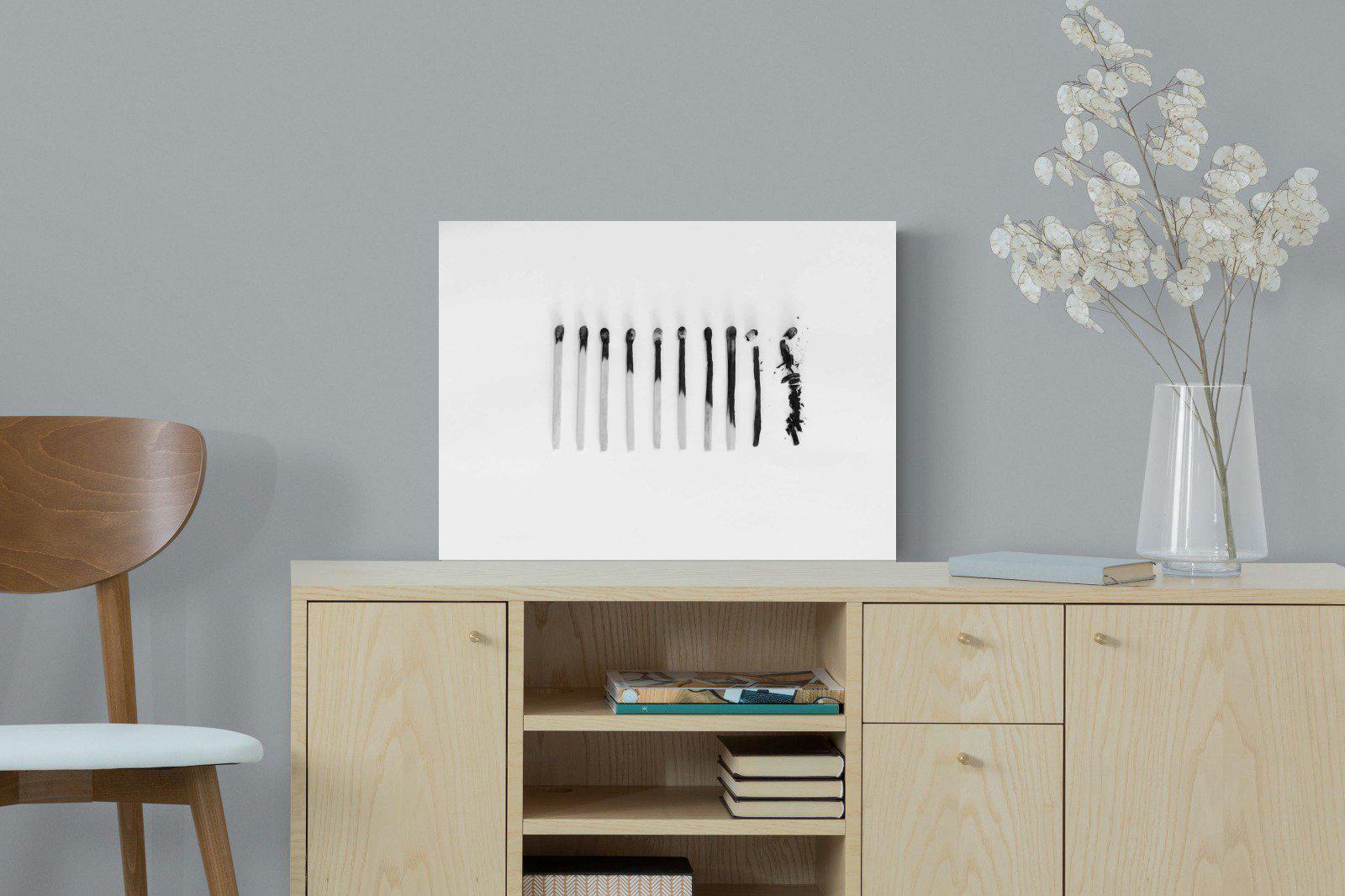 Matchsticks-Wall_Art-60 x 45cm-Mounted Canvas-No Frame-Pixalot