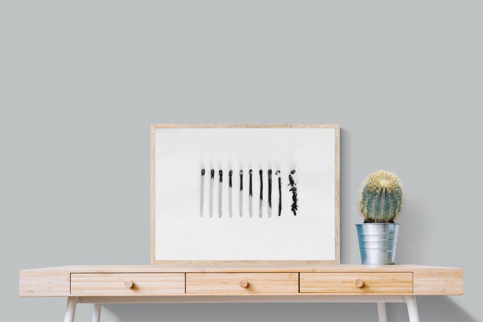Matchsticks-Wall_Art-80 x 60cm-Mounted Canvas-Wood-Pixalot