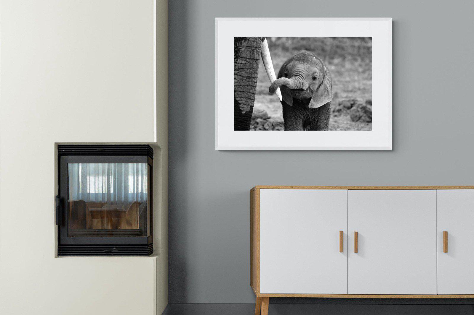 Maternal-Wall_Art-100 x 75cm-Framed Print-White-Pixalot