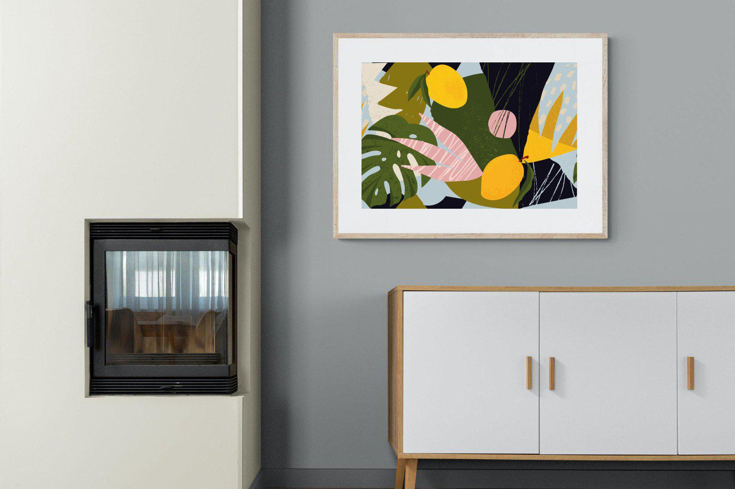 Matisse-Wall_Art-100 x 75cm-Framed Print-Wood-Pixalot