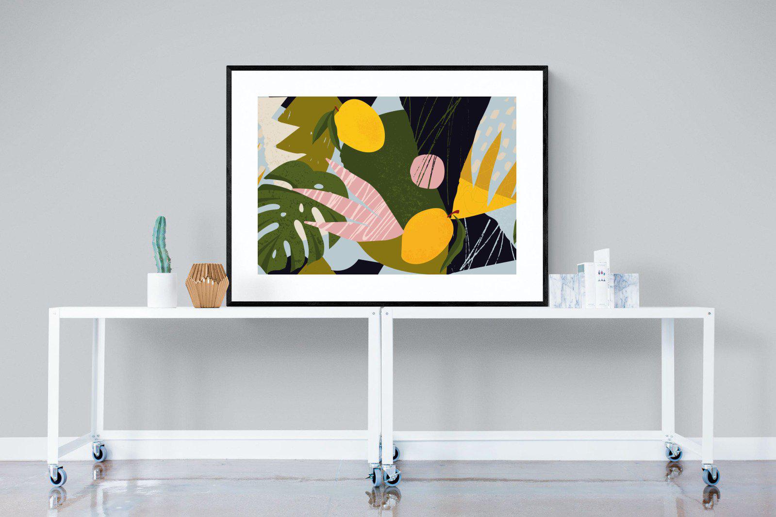 Matisse-Wall_Art-120 x 90cm-Framed Print-Black-Pixalot