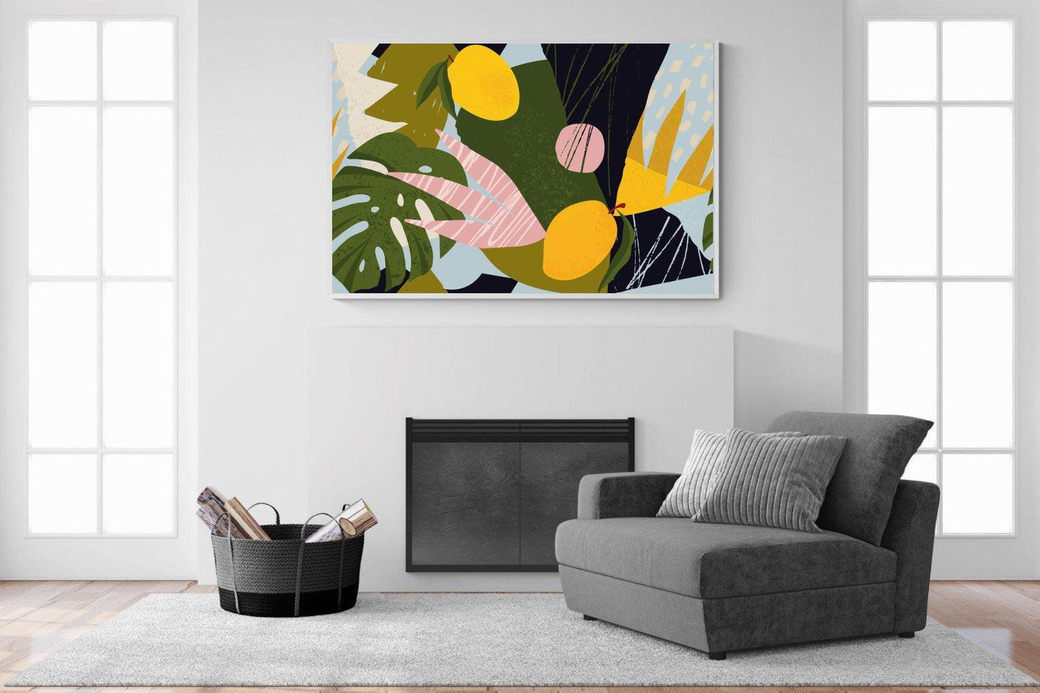 Matisse-Wall_Art-150 x 100cm-Mounted Canvas-White-Pixalot