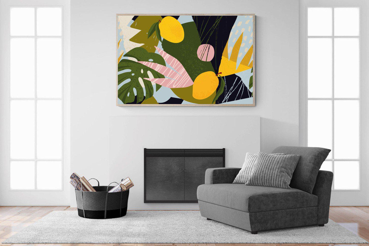 Matisse-Wall_Art-150 x 100cm-Mounted Canvas-Wood-Pixalot