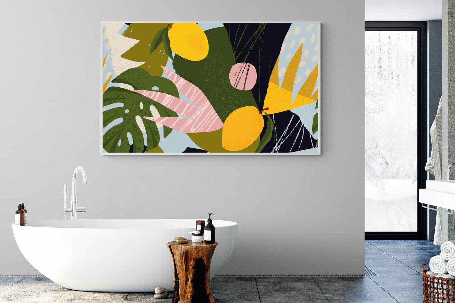 Matisse-Wall_Art-180 x 110cm-Mounted Canvas-White-Pixalot