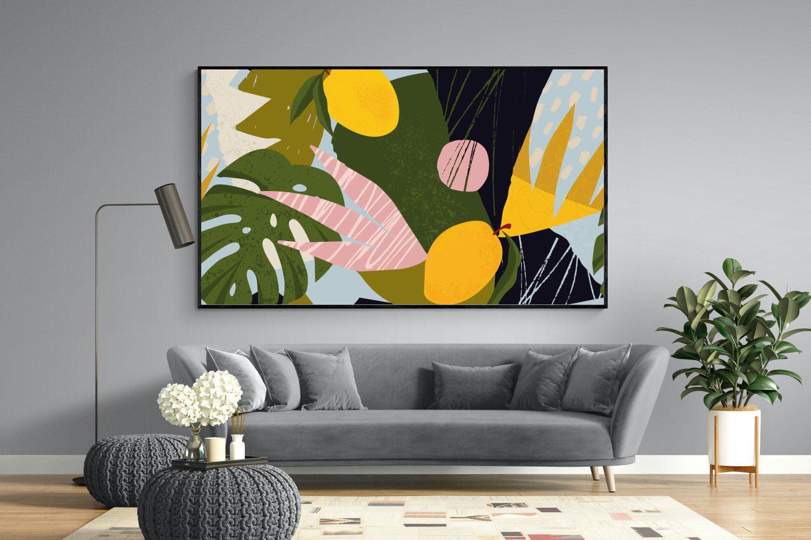 Matisse-Wall_Art-220 x 130cm-Mounted Canvas-Black-Pixalot