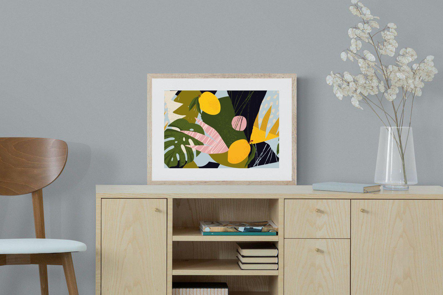 Matisse-Wall_Art-60 x 45cm-Framed Print-Wood-Pixalot