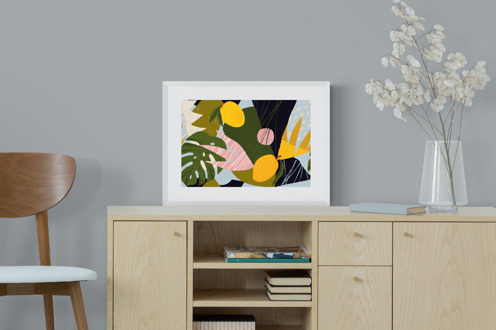 Matisse-Wall_Art-60 x 45cm-Framed Print-White-Pixalot