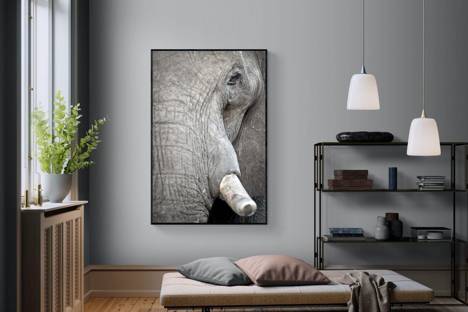 Matriarch-Wall_Art-120 x 180cm-Mounted Canvas-Black-Pixalot