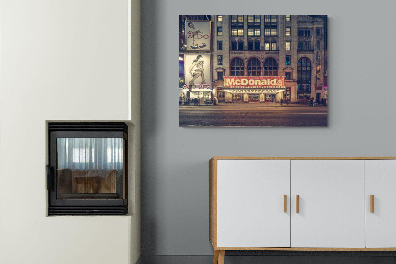 McDonald's-Wall_Art-100 x 75cm-Mounted Canvas-No Frame-Pixalot