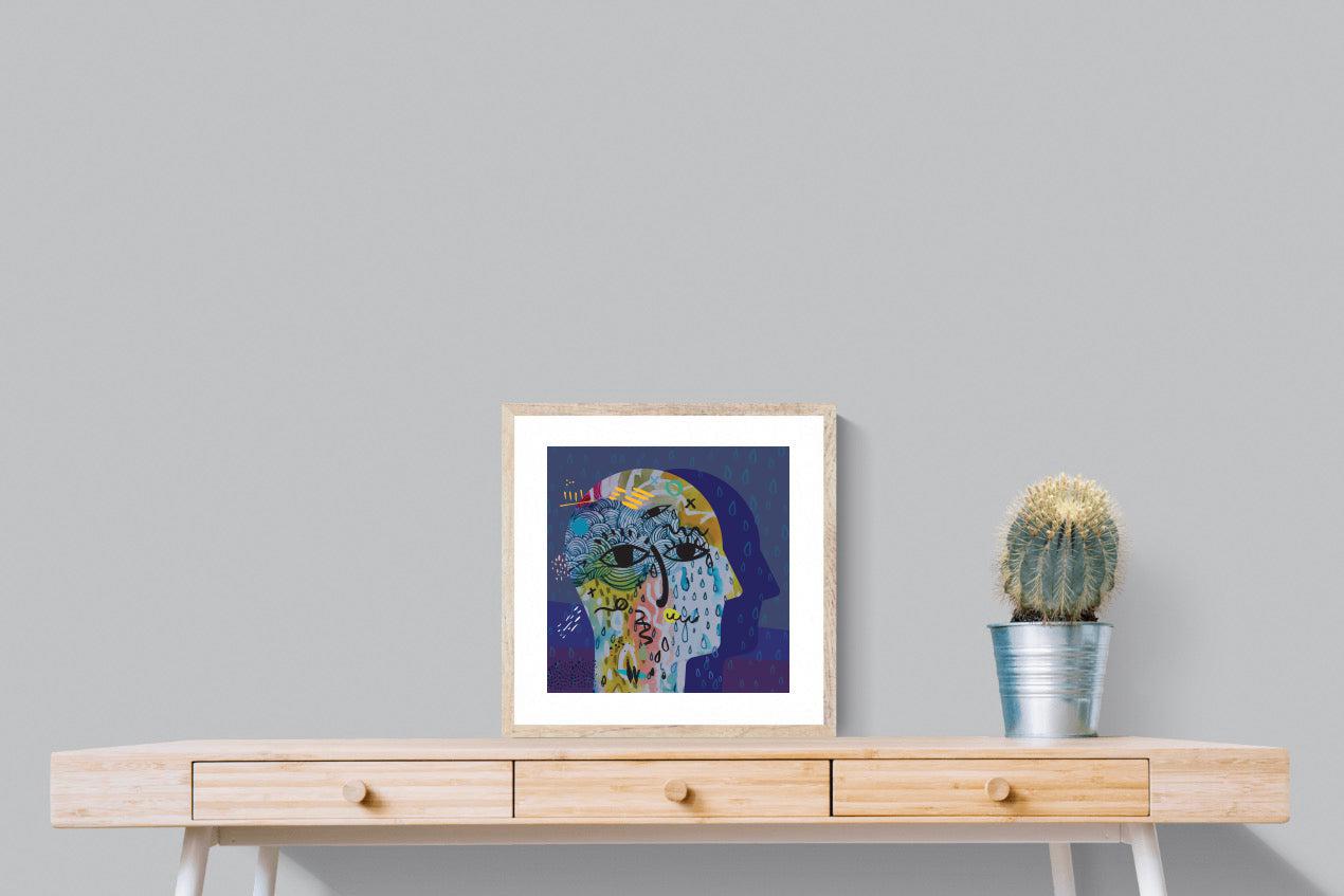 Melancholy-Wall_Art-50 x 50cm-Framed Print-Wood-Pixalot