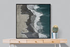 Mergence-Wall_Art-100 x 100cm-Mounted Canvas-Black-Pixalot