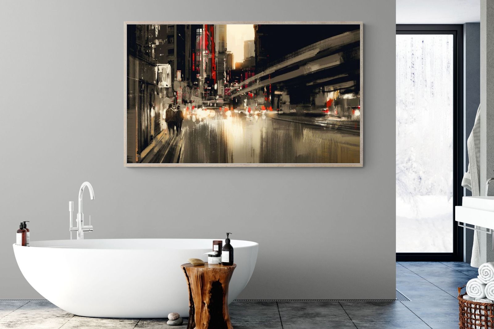 Metro-Wall_Art-180 x 110cm-Mounted Canvas-Wood-Pixalot
