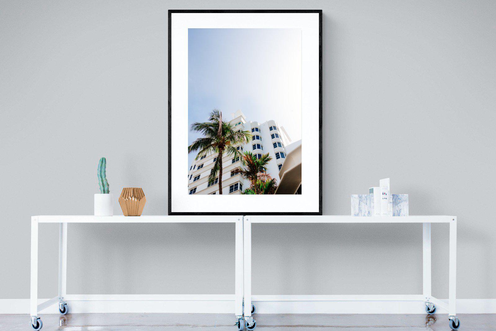 Miami-Wall_Art-90 x 120cm-Framed Print-Black-Pixalot