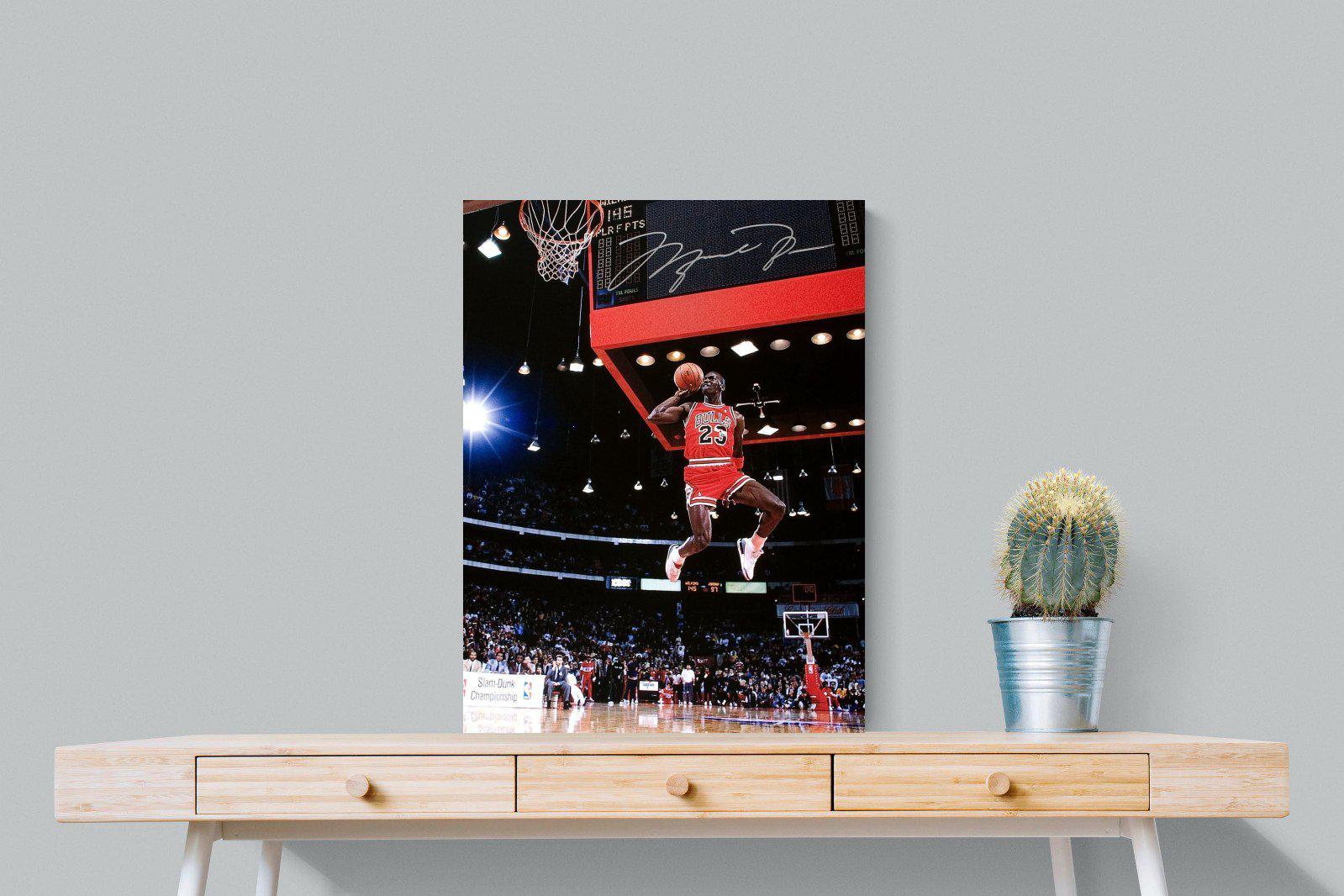 Michael Jordan-Wall_Art-60 x 80cm-Mounted Canvas-No Frame-Pixalot