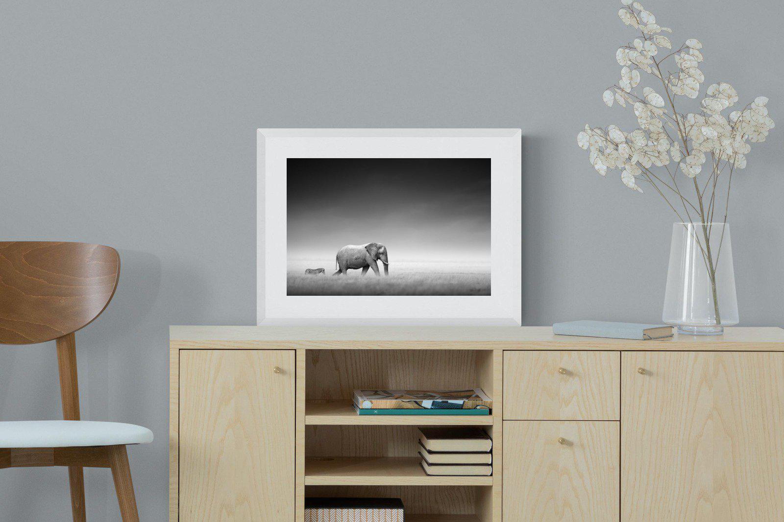 Migration-Wall_Art-60 x 45cm-Framed Print-White-Pixalot