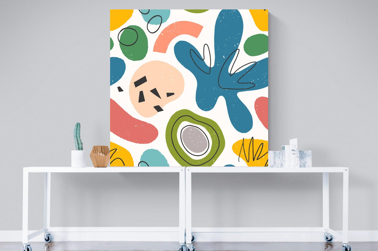 Mini Matisse-Wall_Art-120 x 120cm-Mounted Canvas-No Frame-Pixalot