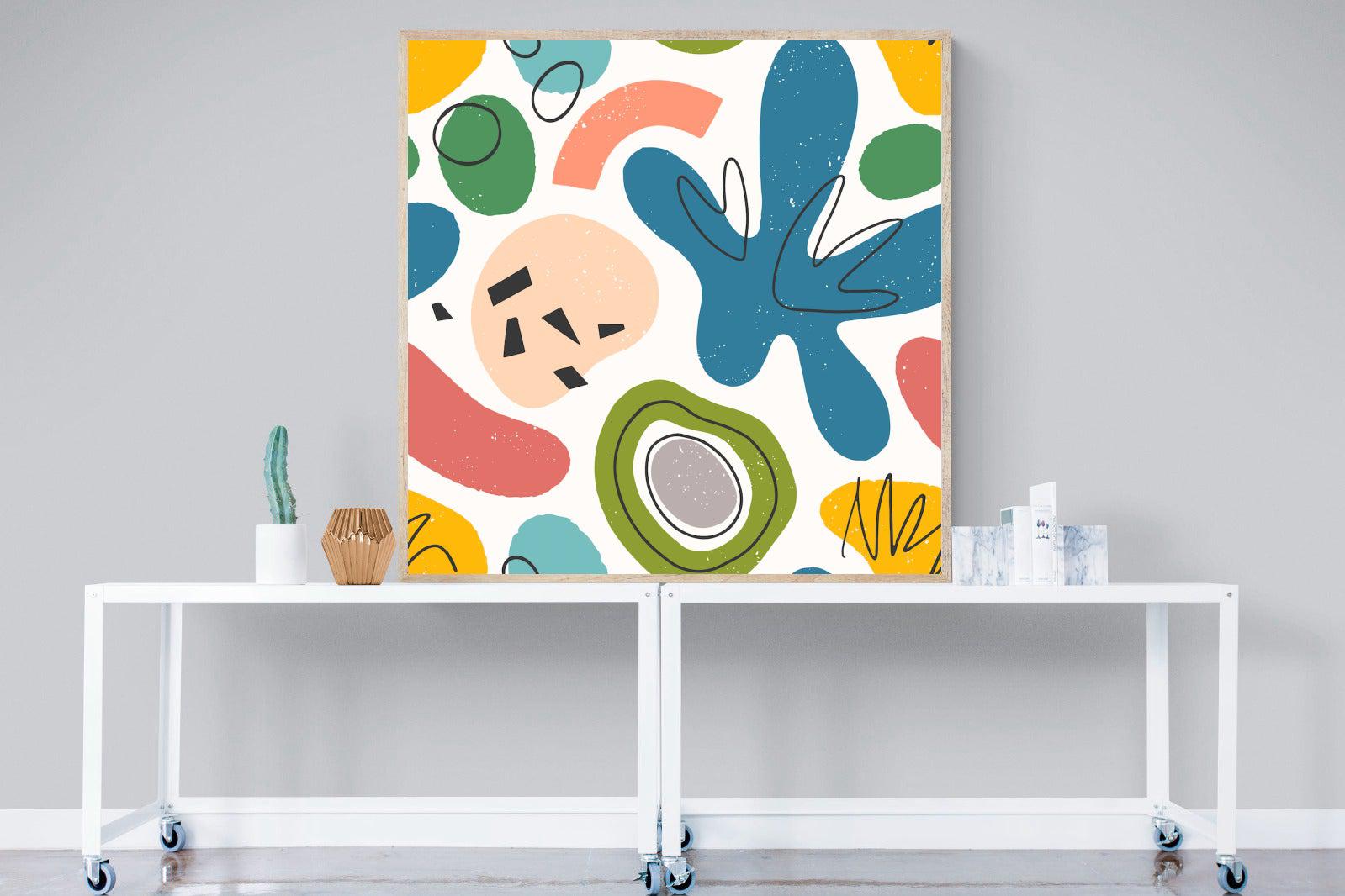 Mini Matisse-Wall_Art-120 x 120cm-Mounted Canvas-Wood-Pixalot