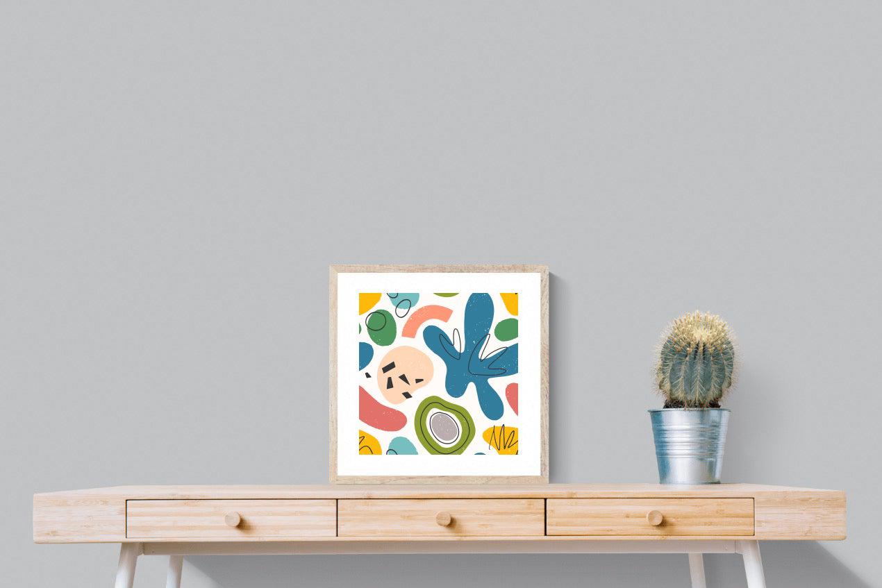 Mini Matisse-Wall_Art-50 x 50cm-Framed Print-Wood-Pixalot