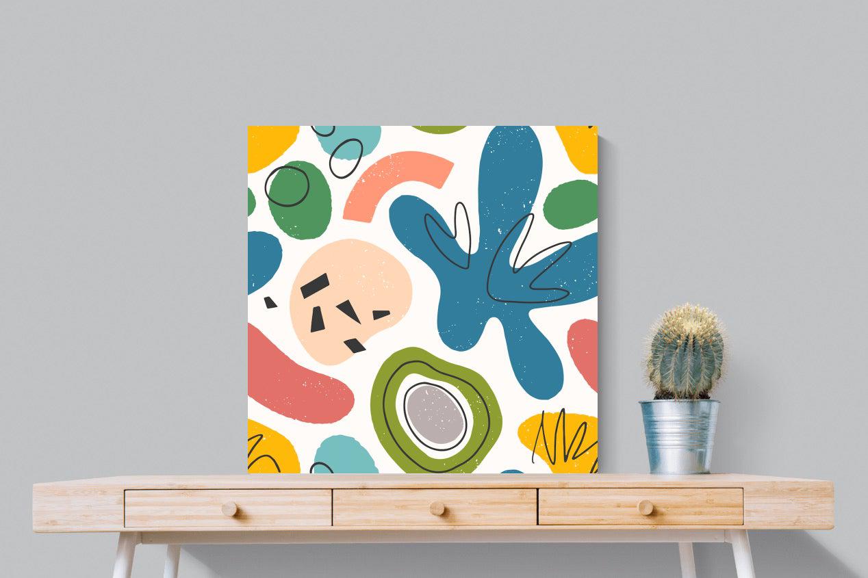 Mini Matisse-Wall_Art-80 x 80cm-Mounted Canvas-No Frame-Pixalot