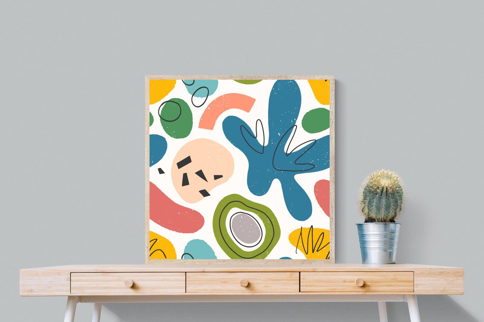 Mini Matisse-Wall_Art-80 x 80cm-Mounted Canvas-Wood-Pixalot