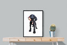 Mini Pup-Wall_Art-60 x 80cm-Framed Print-Black-Pixalot