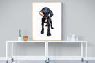Mini Pup-Wall_Art-90 x 120cm-Framed Print-Wood-Pixalot