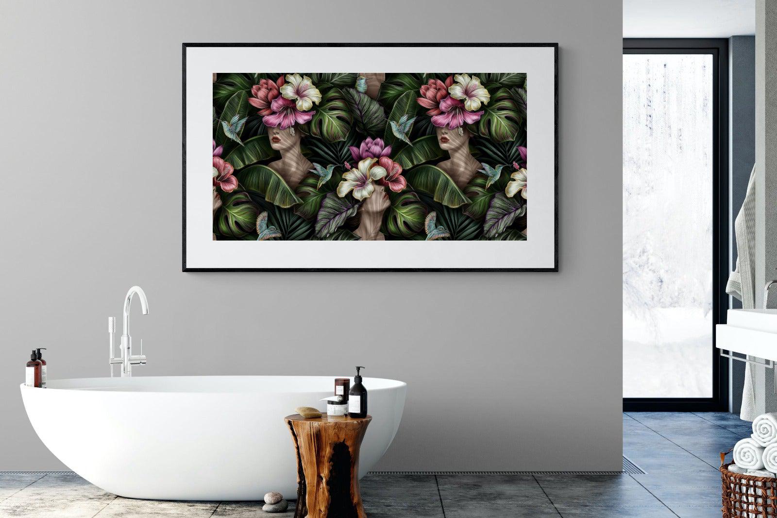 Miss Bloom-Wall_Art-180 x 110cm-Framed Print-Black-Pixalot
