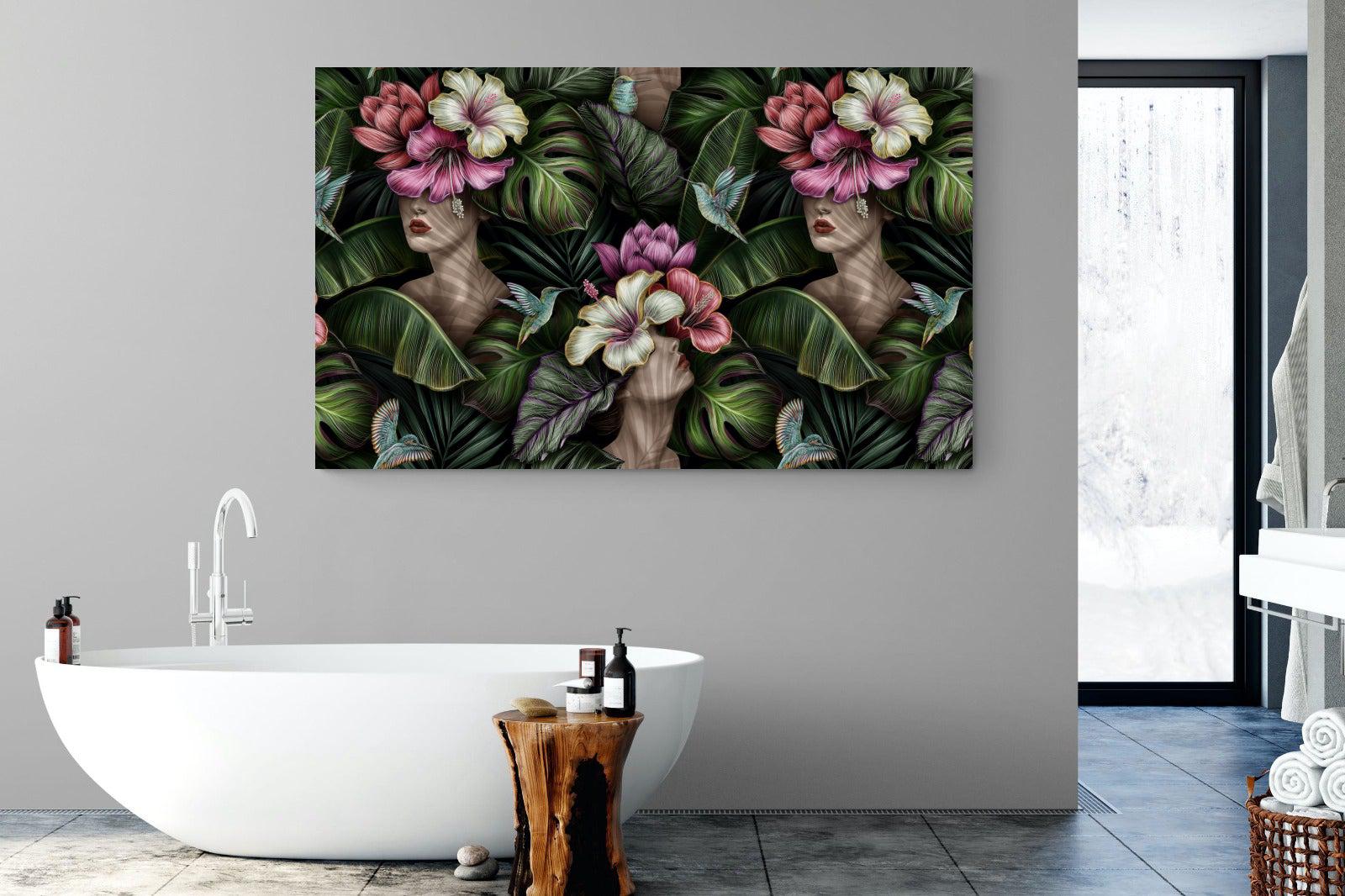 Miss Bloom-Wall_Art-180 x 110cm-Mounted Canvas-No Frame-Pixalot