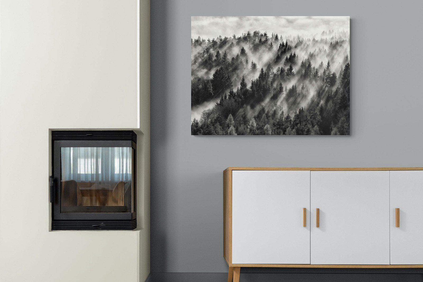 Misty Light-Wall_Art-100 x 75cm-Mounted Canvas-No Frame-Pixalot