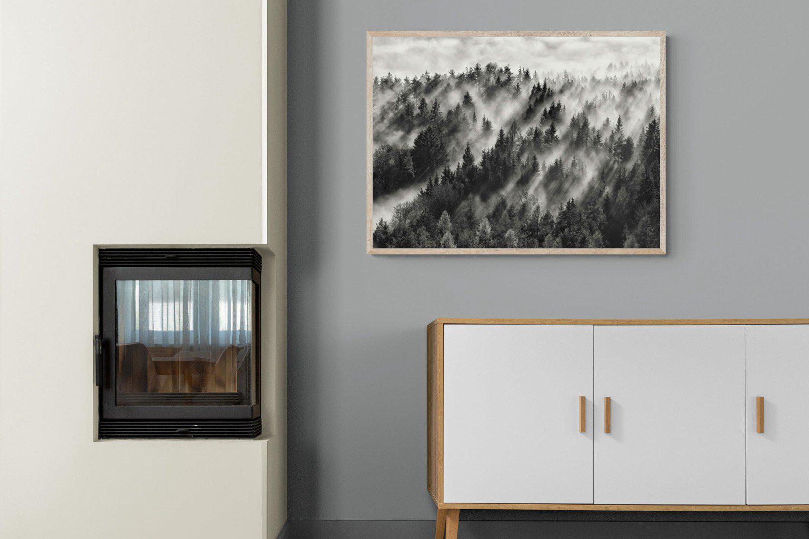 Misty Light-Wall_Art-100 x 75cm-Mounted Canvas-Wood-Pixalot