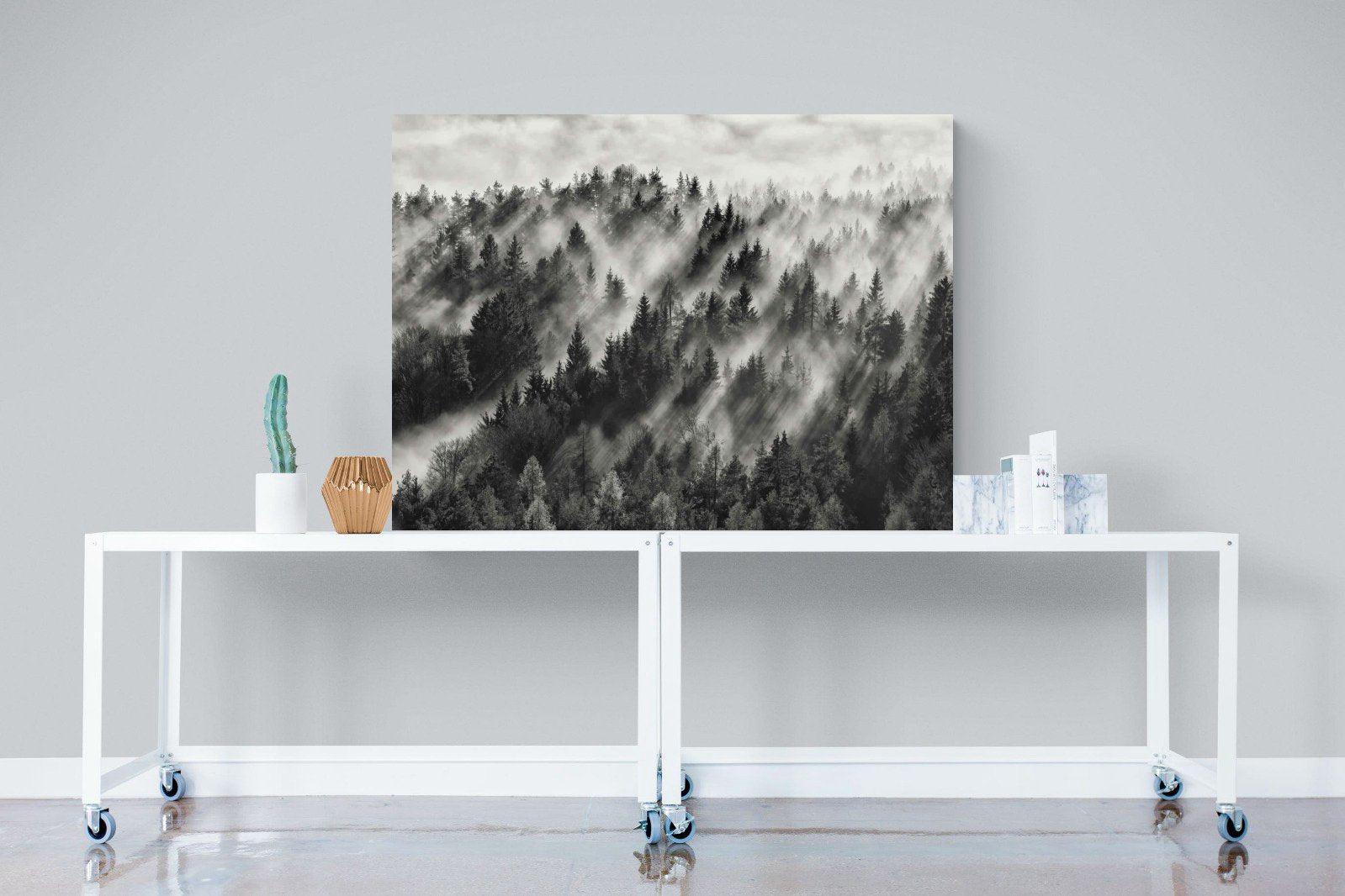 Misty Light-Wall_Art-120 x 90cm-Mounted Canvas-No Frame-Pixalot