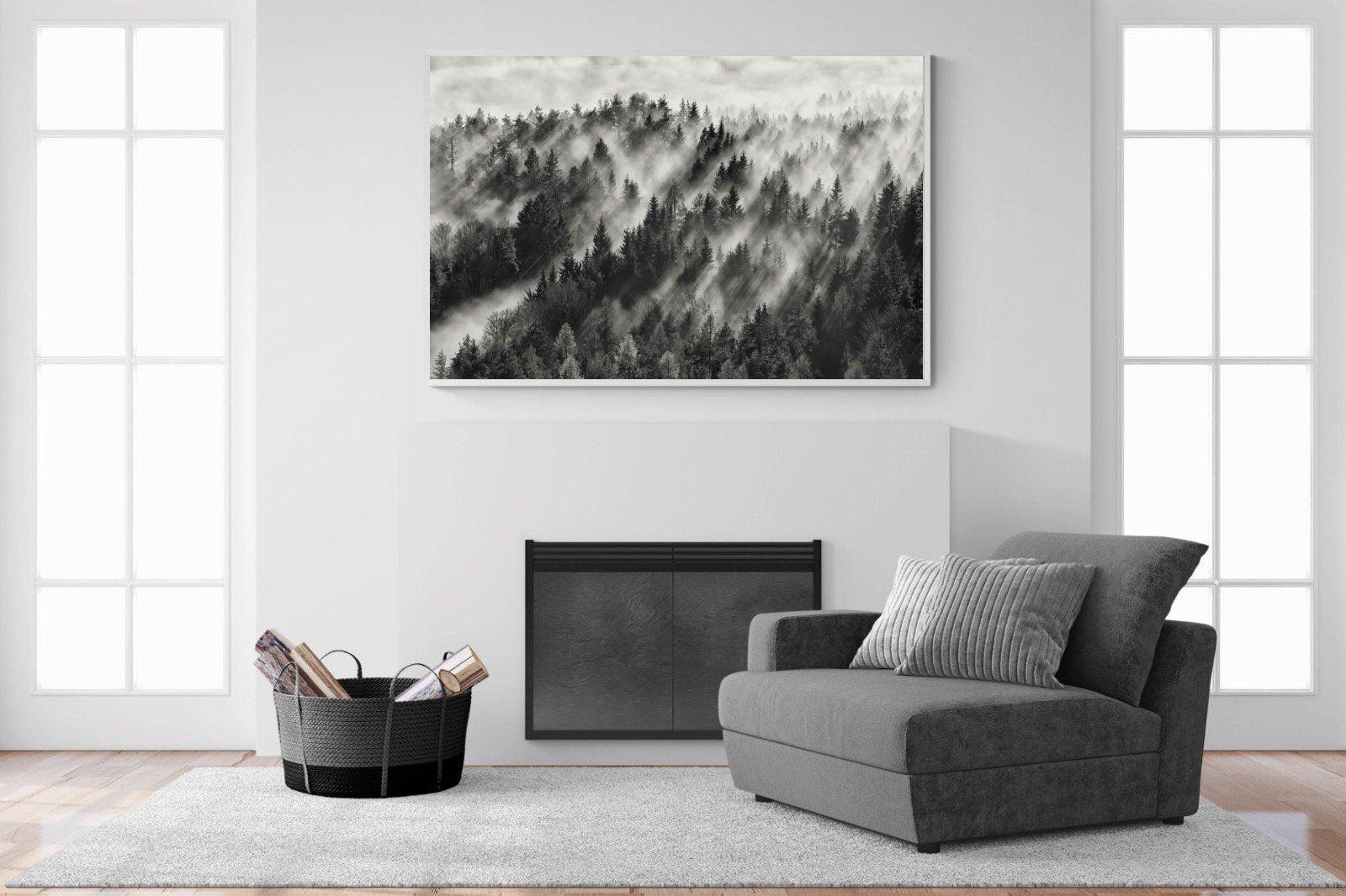 Misty Light-Wall_Art-150 x 100cm-Mounted Canvas-White-Pixalot