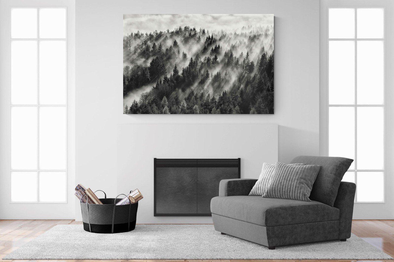 Misty Light-Wall_Art-150 x 100cm-Mounted Canvas-No Frame-Pixalot