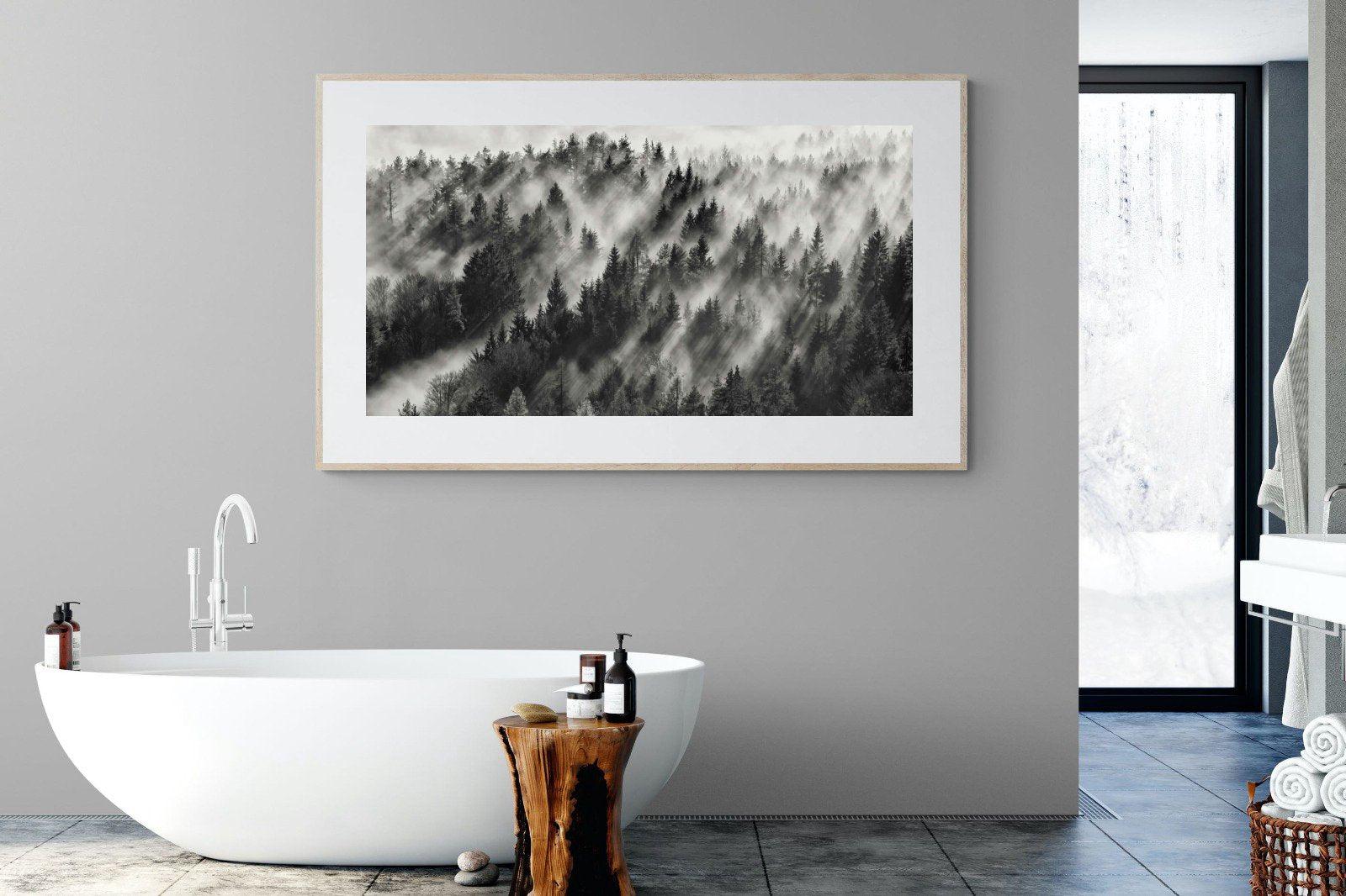 Misty Light-Wall_Art-180 x 110cm-Framed Print-Wood-Pixalot