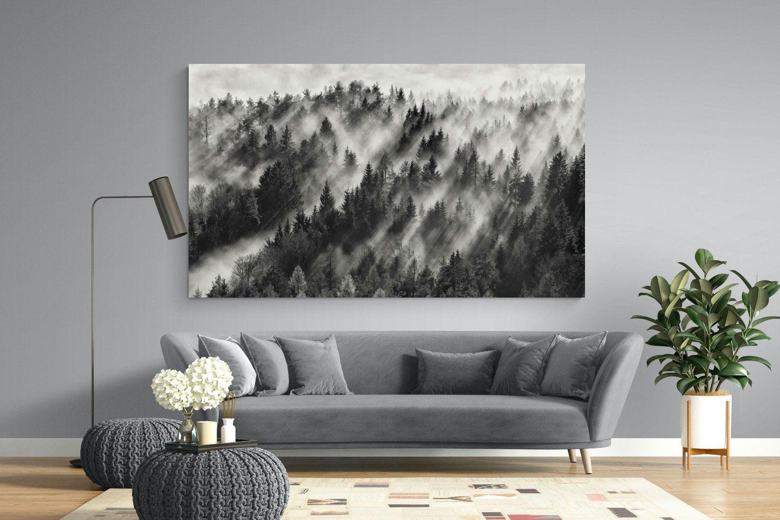 Misty Light-Wall_Art-220 x 130cm-Mounted Canvas-No Frame-Pixalot