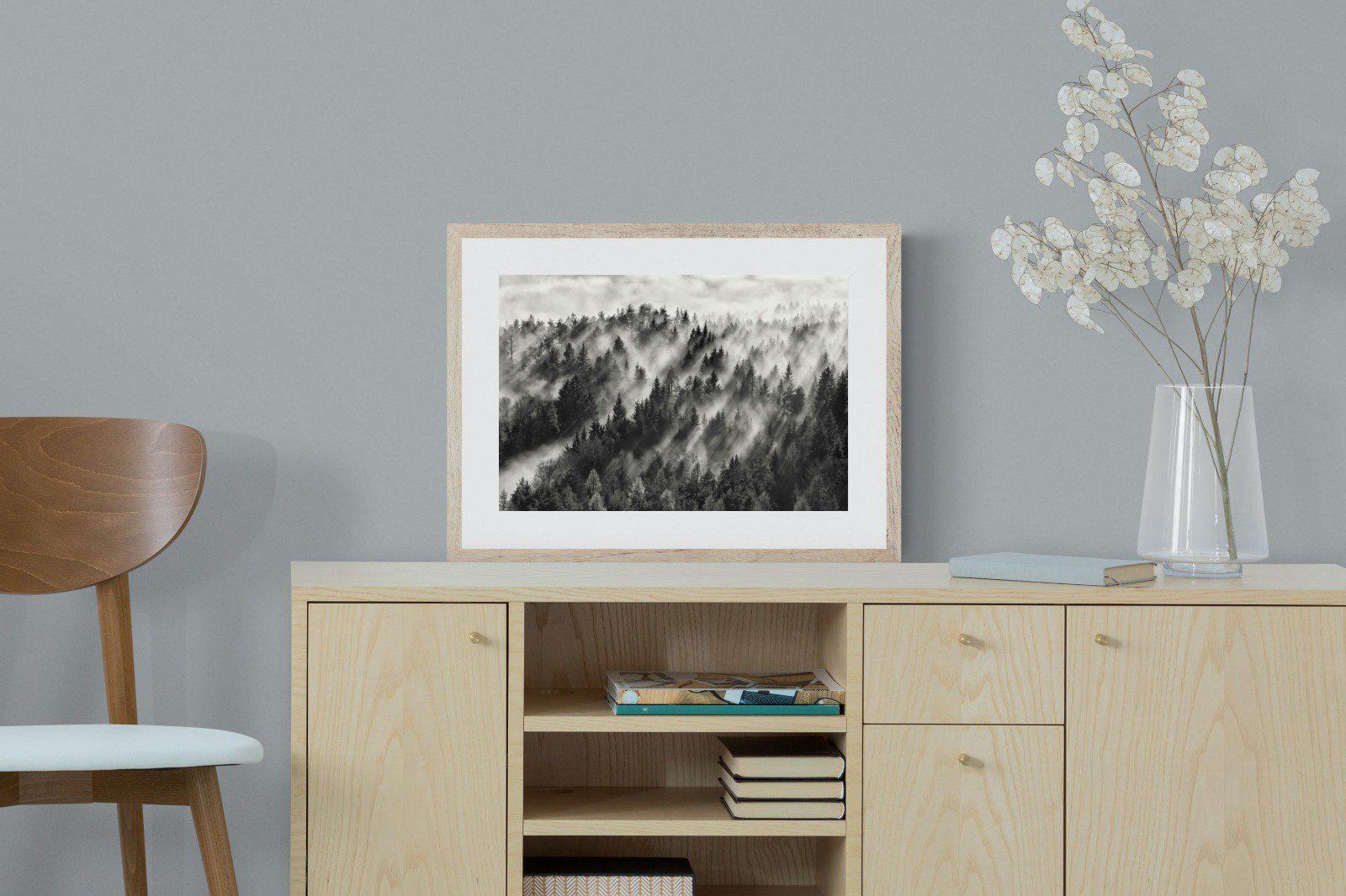 Misty Light-Wall_Art-60 x 45cm-Framed Print-Wood-Pixalot
