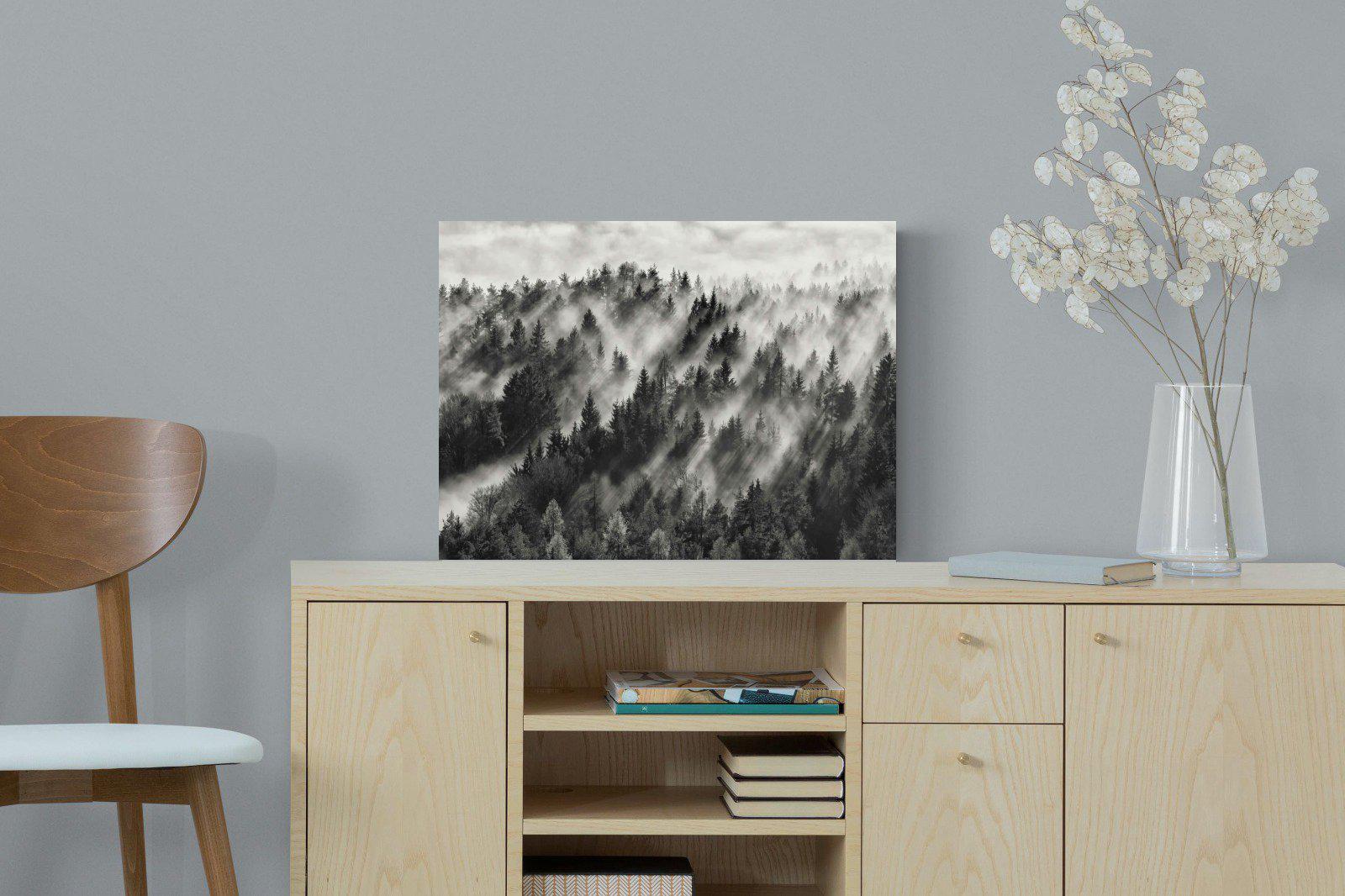 Misty Light-Wall_Art-60 x 45cm-Mounted Canvas-No Frame-Pixalot