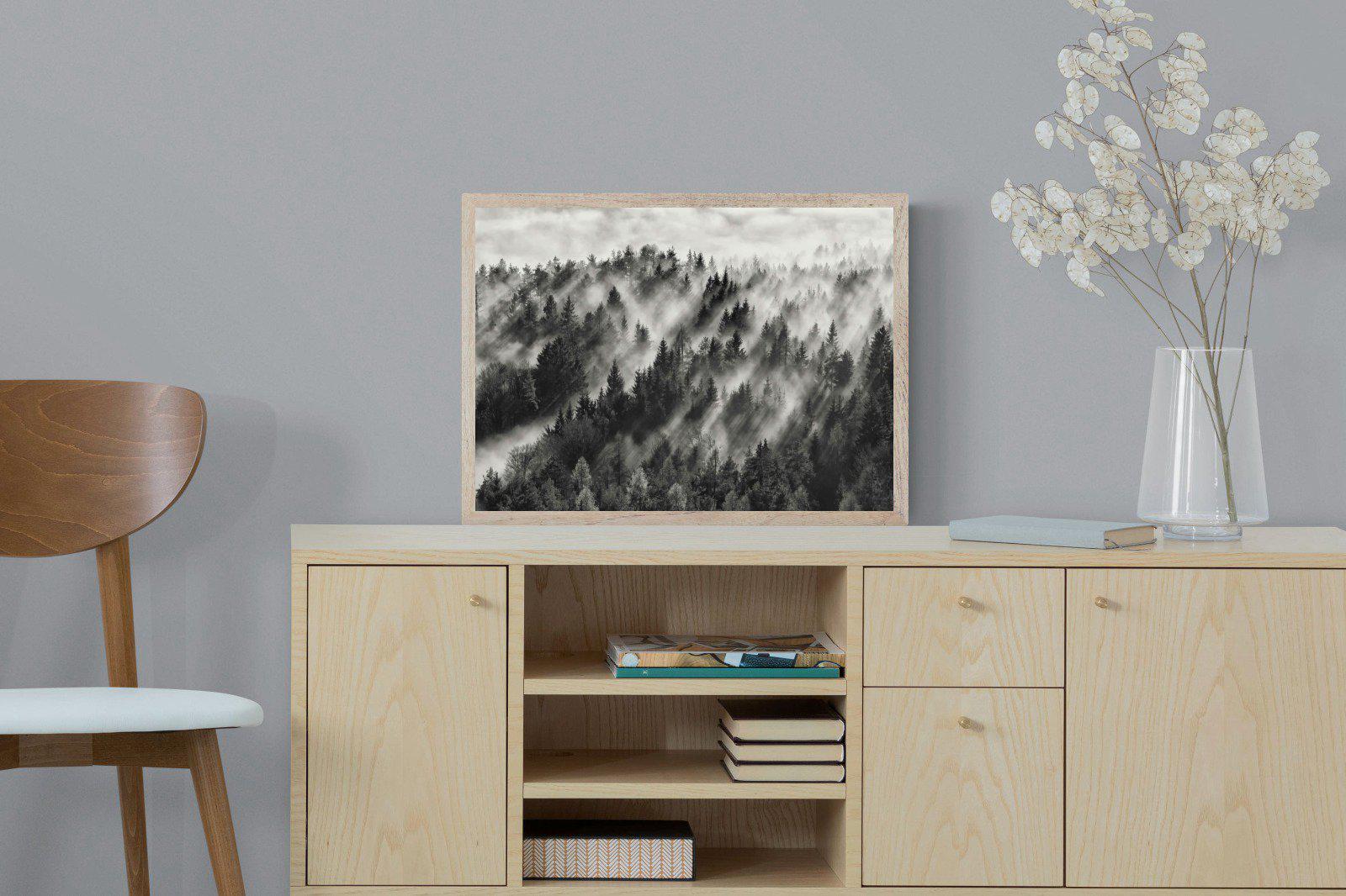 Misty Light-Wall_Art-60 x 45cm-Mounted Canvas-Wood-Pixalot