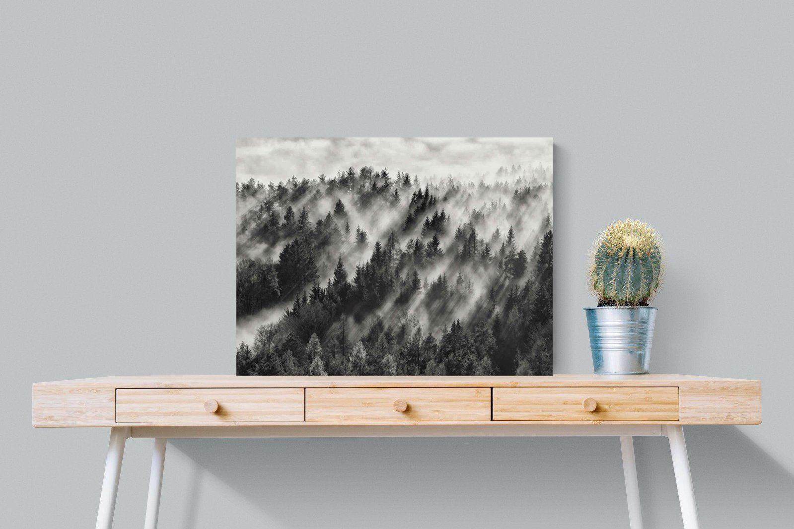 Misty Light-Wall_Art-80 x 60cm-Mounted Canvas-No Frame-Pixalot