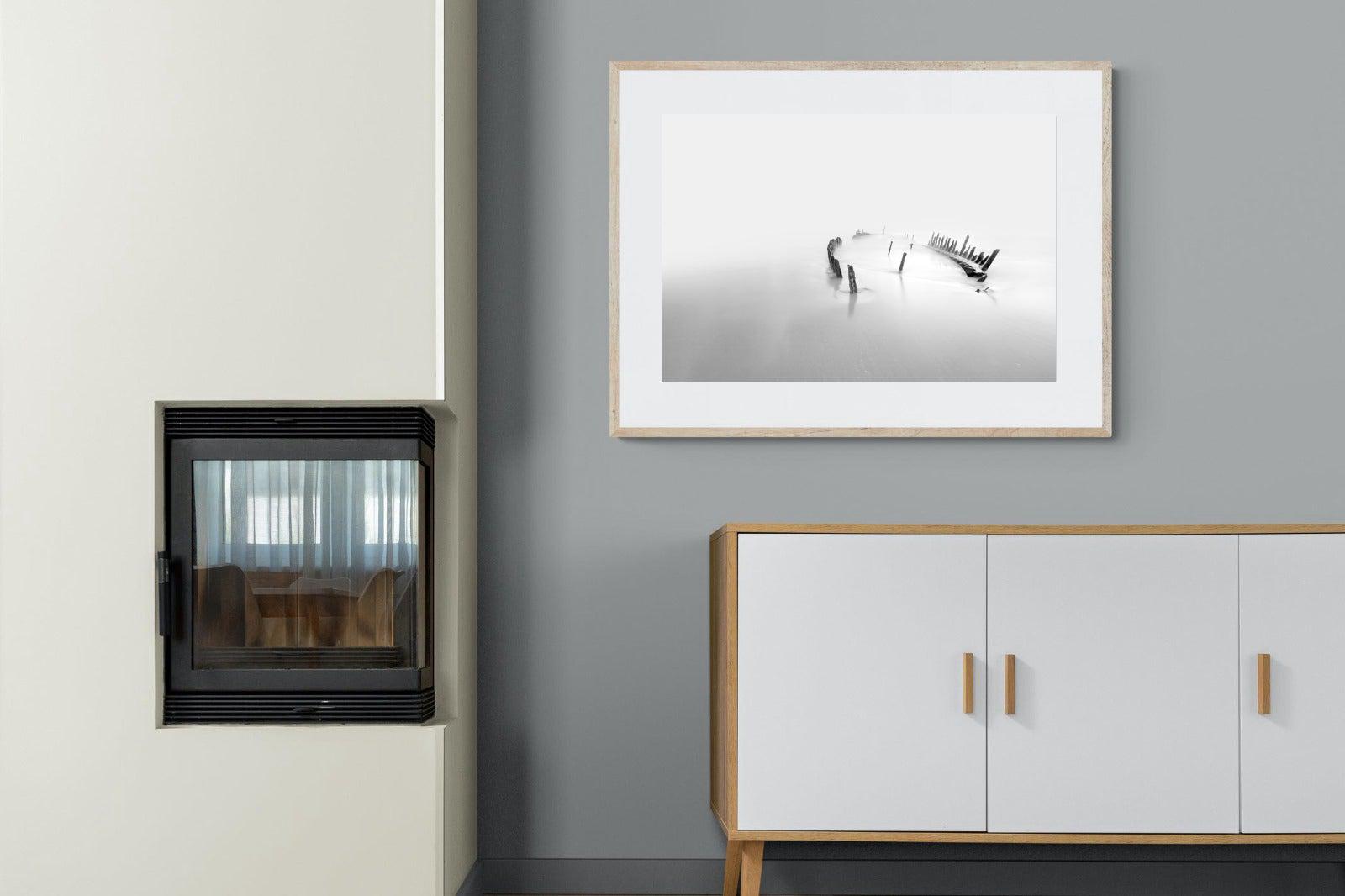Misty Memory-Wall_Art-100 x 75cm-Framed Print-Wood-Pixalot