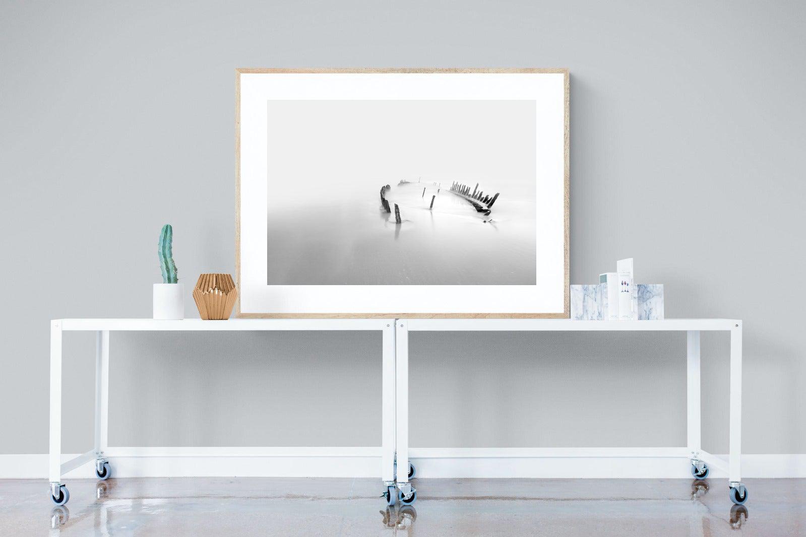 Misty Memory-Wall_Art-120 x 90cm-Framed Print-Wood-Pixalot