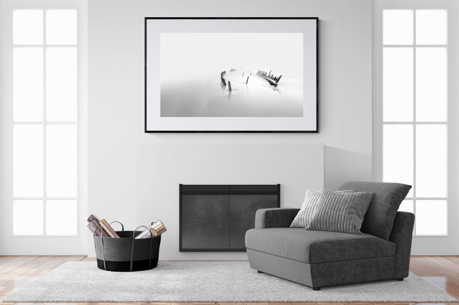 Misty Memory-Wall_Art-150 x 100cm-Framed Print-Black-Pixalot