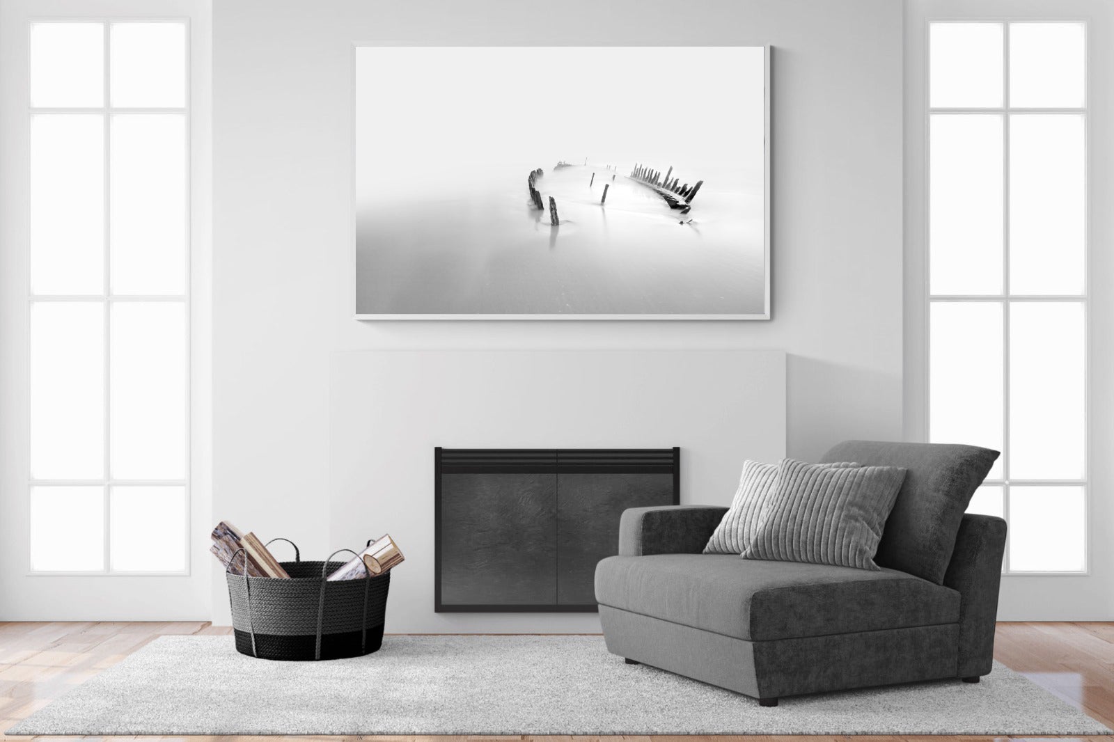 Misty Memory-Wall_Art-150 x 100cm-Mounted Canvas-White-Pixalot
