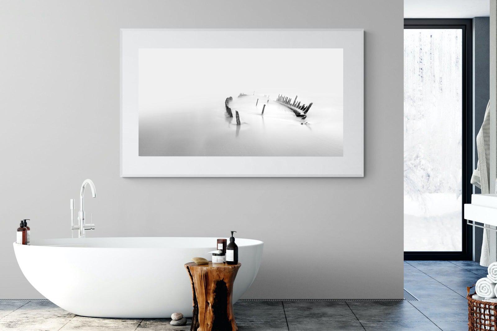 Misty Memory-Wall_Art-180 x 110cm-Framed Print-White-Pixalot