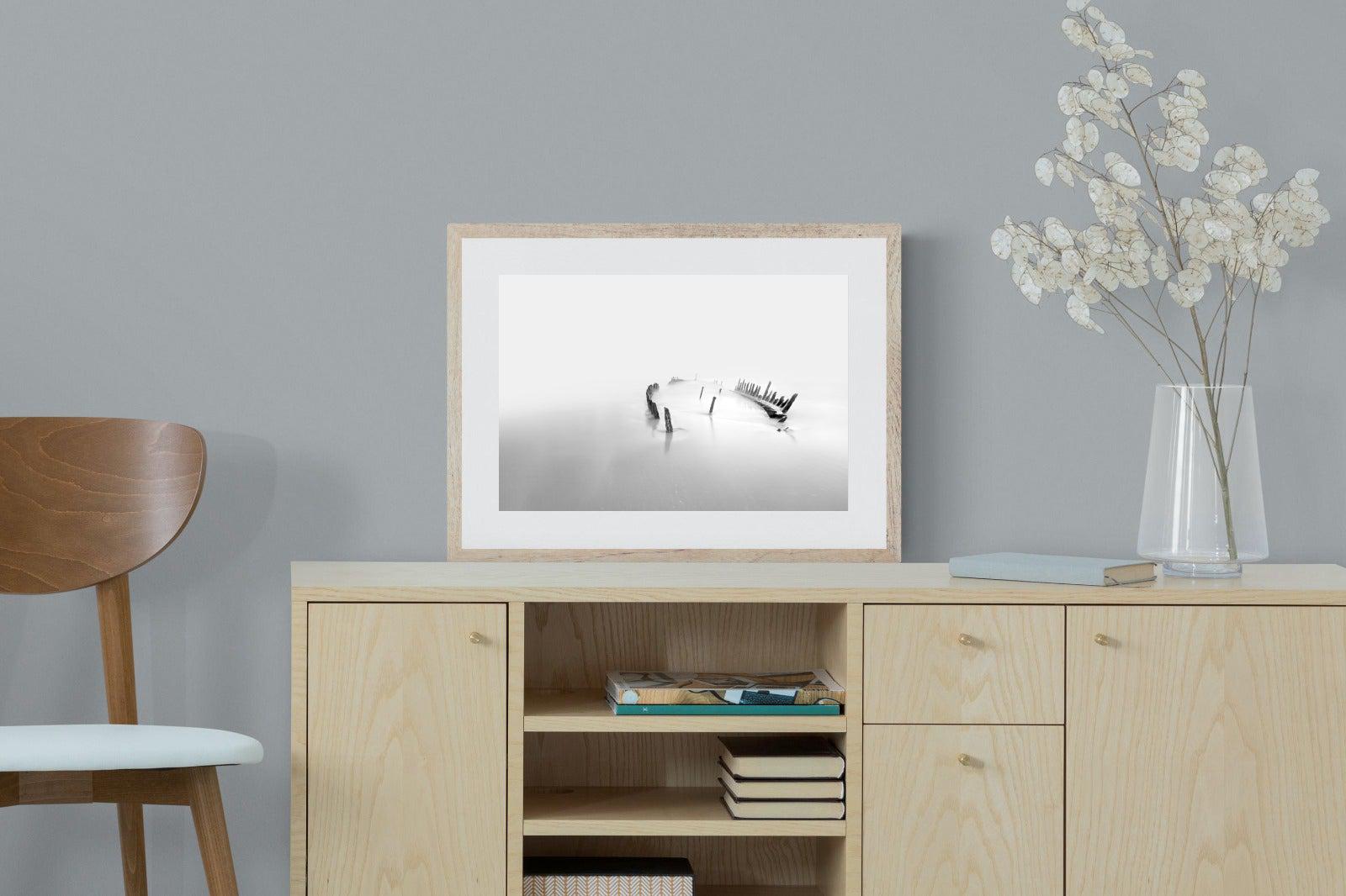 Misty Memory-Wall_Art-60 x 45cm-Framed Print-Wood-Pixalot