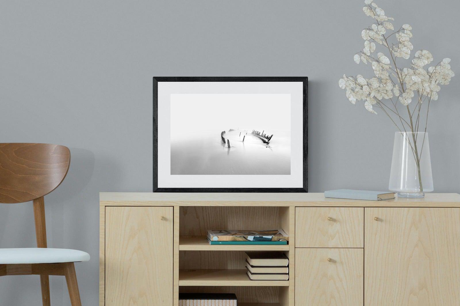 Misty Memory-Wall_Art-60 x 45cm-Framed Print-Black-Pixalot